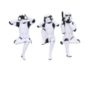 Stormtrooper Figures Three Wise Sitting Stormtroopers 11 Cm Nemesis Now