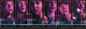 Stranger Things Panorama Puzzle Characters Clementoni