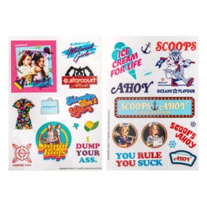 Stranger Things Sticker Pack Season 3 Case  Cinereplicas