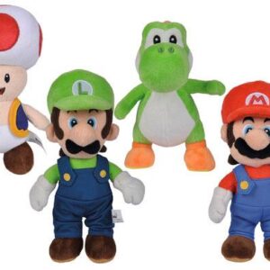 Super Mario Peluche Figures All Stars 20 Cm Assortment (12) Simba