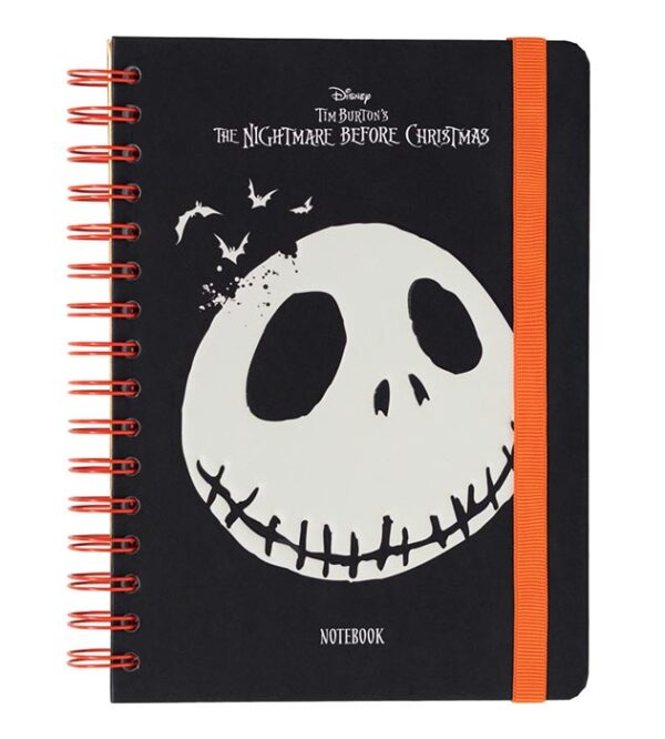 Taccuino A5 Nightmare B.c. Jack Face Disney Before Natale - Cancelleria/scuola