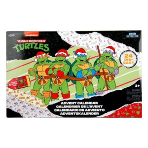 Tartarughe Ninja Battle Diecast Mini Figures Calendario Dell'avvento Holiday 2024 Jada Toys