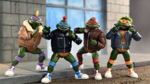 Tartarughe Ninja (cartoon) Action Figures 4-pack Punk Turtles 18 Cm Neca