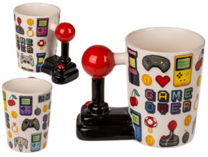 TAZZA CON JOYSTICK GAME OVER VIDEOGAMES - GADGET