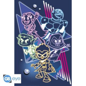 TEEN TITANS - Poster Maxi 91.5x61 - Neon Titans