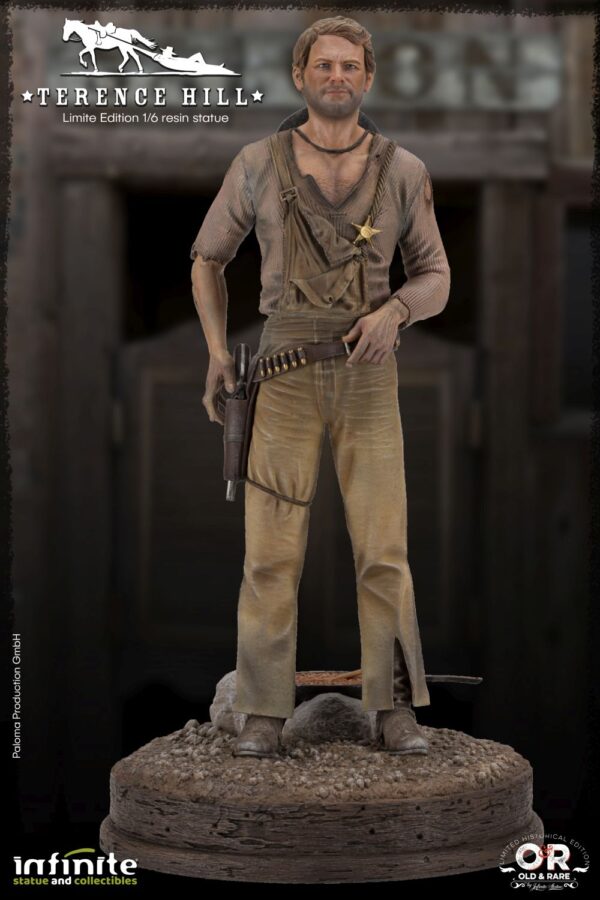 Terence Hill Old&rare 1/6 Resin Statua Statua Infinite Statue