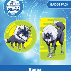 That Time I Got Reincarnated As A Slime Spilla Badges 2-pack Ranga Popbuddies