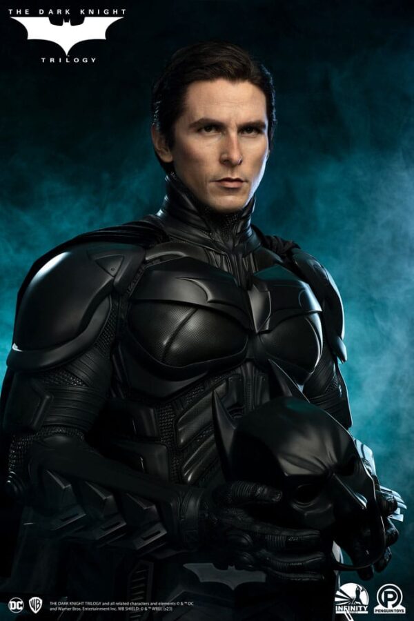 The Dark Knight Trilogy Life-size Busto Batman (christian Bale) 91 Cm Infinity Studio X Penguin Toys