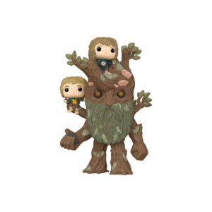 The Il Signore Degli Anelli Super Sized Pop! Animation Vinile Figura Treebeard W/mary & Pip 15 Cm Funko