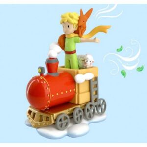 The Little Prince Figura Little Prince & Friends On The Train 8 Cm Plastoy