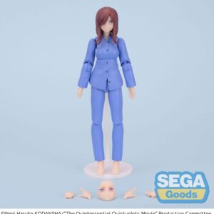 The Quintessential Quintuplets Action Figures Miku Nakano 15 Cm Sega