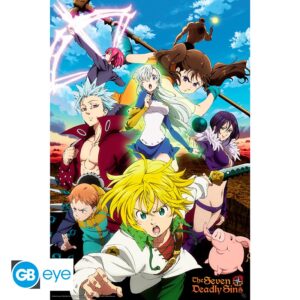 The Seven Deadly Sins: S3 - Poster Maxi 91.5x61 - Meliodas & Sins