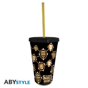 The Shield Hero - Tumbler Con Cannuccia - 470ml - Symbols