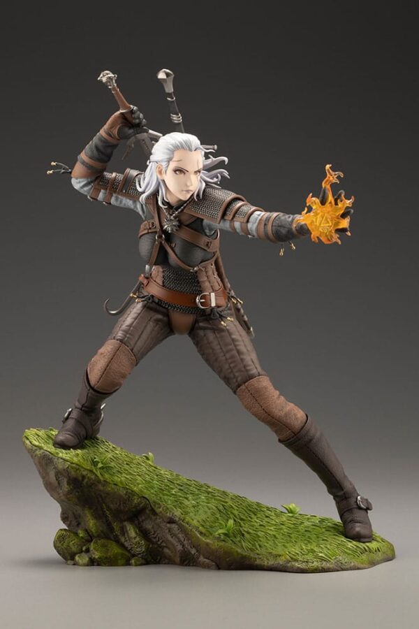 The Witcher Bishoujo Pvc Statua 1/7 Geralt 23 Cm Kotobukiya
