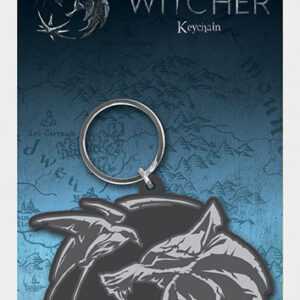 The Witcher Logo Rubber Portachiavi Portachiavi Pyramid International