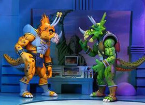 Tmnt Captain Zarax & Zork 2pk Action Figura Neca