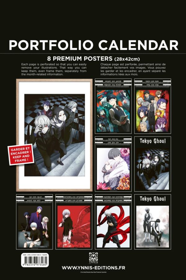 TOKYO GHOUL 2023 CALENDAR CALENDARIO DO NOT PANIC GAMES