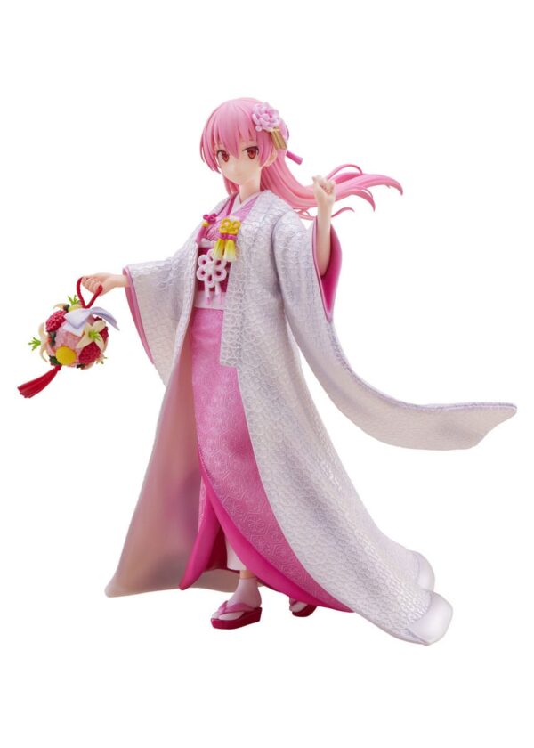 Tonikawa: Over The Moon For You Pvc Statua 1/7 Tsukasa Yuzaki Shiromuku 23 Cm F:nex × Poppro