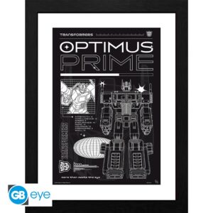 TRANSFORMERS - Framed print "Optimus Schematic" (30x40)