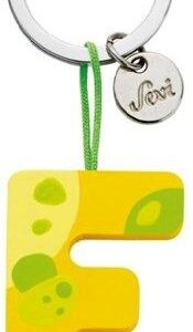 Trudi Sevi 82415 - Portachiavi In Legno Letteraa E 4 Cm Portachiavi