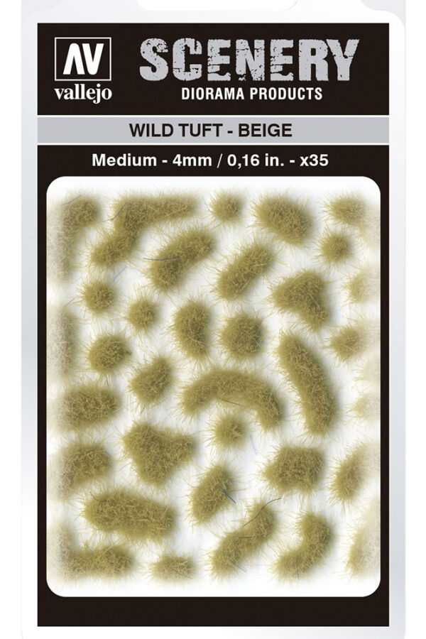 TUFT WILD SC408 BEIGE MEDIUM ACCESSORI PER MODELLISMO VALLEJO VALLEJO
