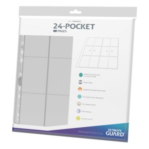 Ultimate Guard 24-Pocket QuadRow Pages Side-Loading Clear (10) Ultimate Guard
