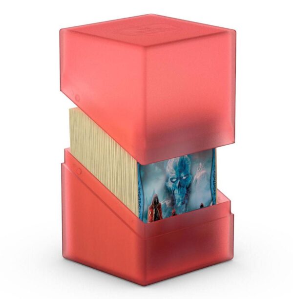 Ultimate Guard Boulder Deck Case 100+ Standard Size Ruby Ultimate Guard