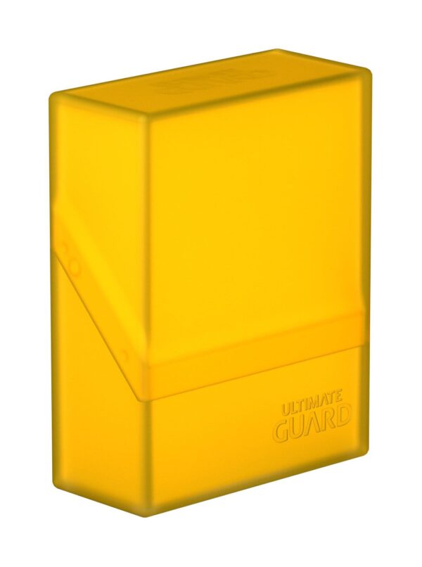 Ultimate Guard Boulder Deck Case 40+ Standard Size Amber Ultimate Guard