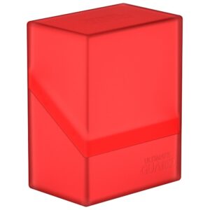 Ultimate Guard Boulder Deck Case 60+ Standard Size Ruby Ultimate Guard