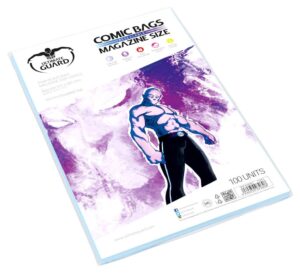 Ultimate Guard Comic Bags Resealable Magazine Size (100) Ultimate Guard