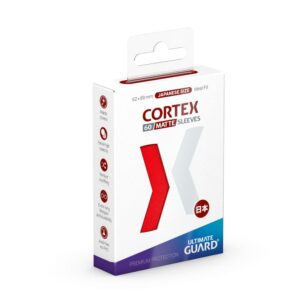 Ultimate Guard Cortex Sleeves Japanese Size Matte  Red (60) Ultimate Guard