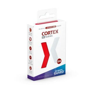 Ultimate Guard Cortex Sleeves Japanese Size Red (60) Ultimate Guard