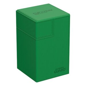 Ultimate Guard Flip`n`Tray 100+ XenoSkin Monocolor Green Ultimate Guard