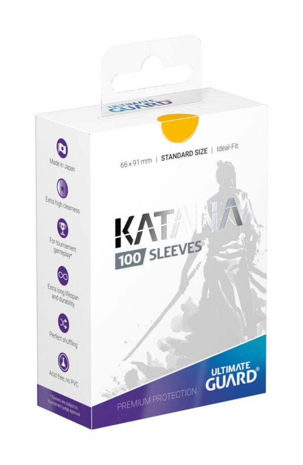 Ultimate Guard Katana Sleeves Standard Size Yellow (100) Ultimate Guard