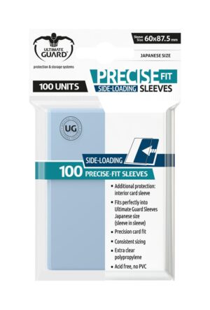 Ultimate Guard Precise-Fit Sleeves Side-Loading Japanese Size Transparent (100) Ultimate Guard