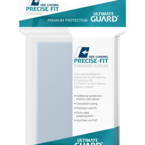 Ultimate Guard Precise-Fit Sleeves Side-Loading Standard Size Transparent (100) Ultimate Guard