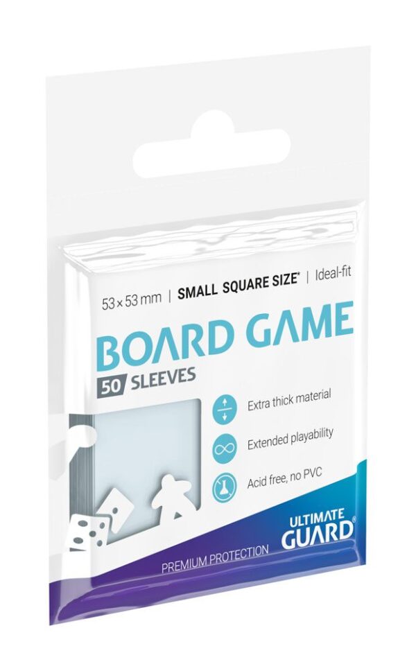 Ultimate Guard Premium Sleeves For Gioco Da Tavolo Cards Small Square (50) Ultimate Guard