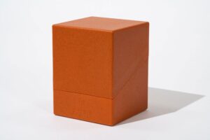 Ultimate Guard Return To Earth Boulder Deck Case 100+ Standard Size Orange Ultimate Guard