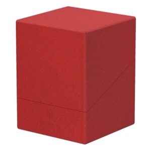 Ultimate Guard Return To Earth Boulder Deck Case 100+ Standard Size Red Ultimate Guard