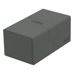 Ultimate Guard Twin Flip`n`Tray 200+ XenoSkin Monocolor Grey Ultimate Guard