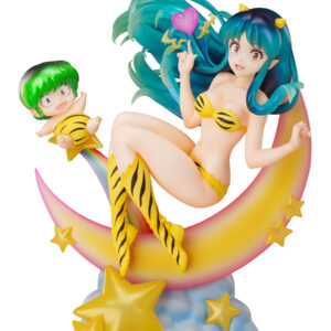 Urusei Yatsura Pvc Statua 1/7 Lum & Ten Box Cafe & Space Collaboration20 Cm Design Coco