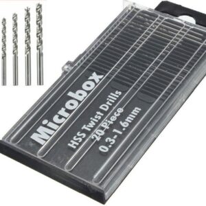 VALLEJO MICROBOX DRILL BITS SET (20) 0.3-1.6mm ACCESSORI PER MODELLISMO VALLEJO