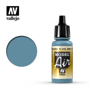 VALLEJO MODEL AIR AMT7 GREYSH BLUE 71318 COLORI VALLEJO