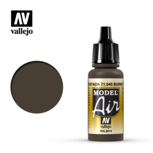 VALLEJO MODEL AIR BURNT UMBER 71040 COLORI VALLEJO