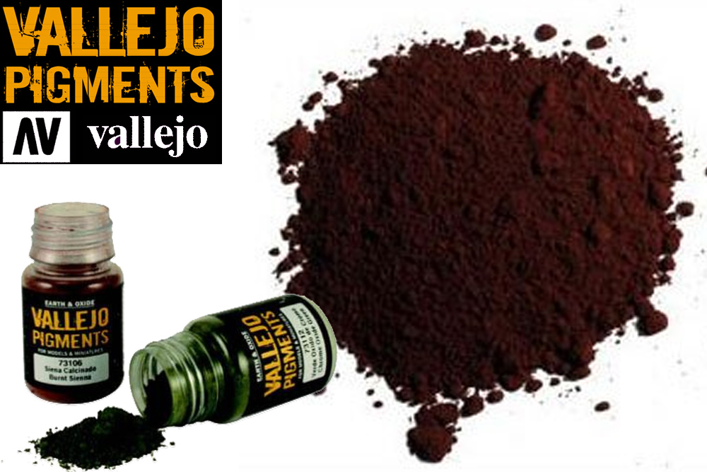 VALLEJO PIGMENT BROWN IRON OXIDE 73108 COLORI VALLEJO