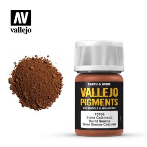 VALLEJO PIGMENT BURNT SIENNA 73106 COLORI VALLEJO