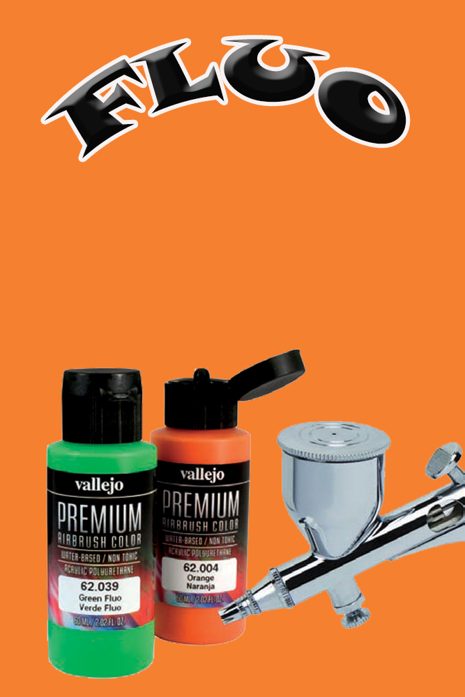 Vallejo Premium Airbrush Arancione Fluo 62033 Colori VALLEJO