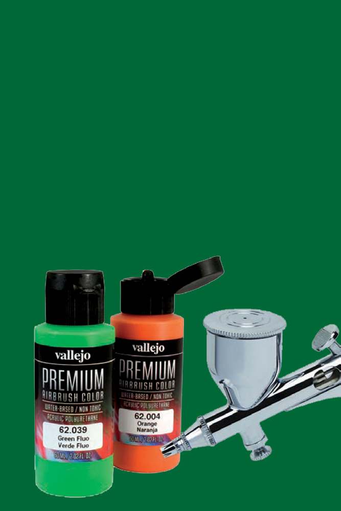 VALLEJO PREMIUM AIRBRUSH BASIC GREEN 62013 COLORI VALLEJO