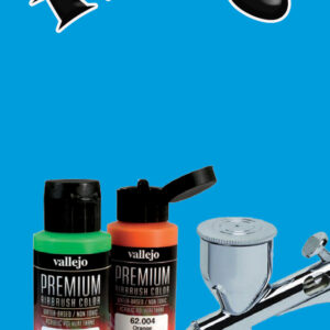VALLEJO PREMIUM AIRBRUSH BLUE FLUO 62038 COLORI VALLEJO