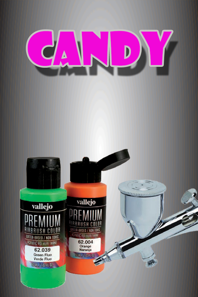 VALLEJO PREMIUM AIRBRUSH CANDY BLACK 62079 COLORI VALLEJO